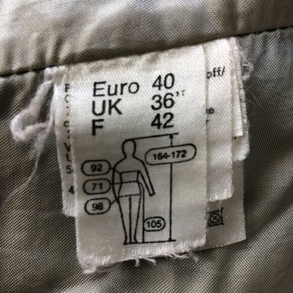 Vtg Skila Finland Faux Fur Coat 10 Nordic Floral Pattern Toggles Plush Neutral - Picture 3 of 11